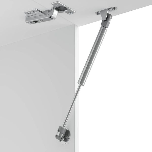 vidaXL Küchen-Hängeschrank Kalmar Hochglanz-Weiß Holzwerkstoff 853599 Bild 8
