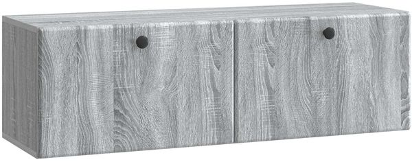 vidaXL Wandmontierter TV-Schrank 98 x 31 x 30 cm Grau Sonoma 899241