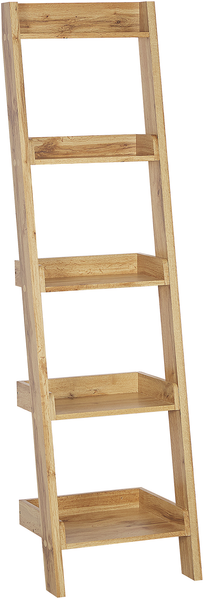 Bücherregal mit 4 Fächern MOBILE DUO Heller Holzfarbton