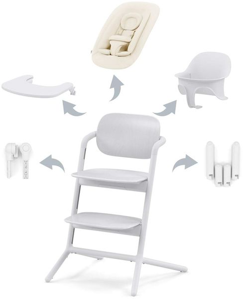Cybex Lemo 4-in-1 Kinderstuhl All White Weiß