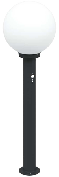 vidaXL Pollerleuchten mit Sensor 3 Stk. 80 cm Schwarz IP44 4006116 Bild 3