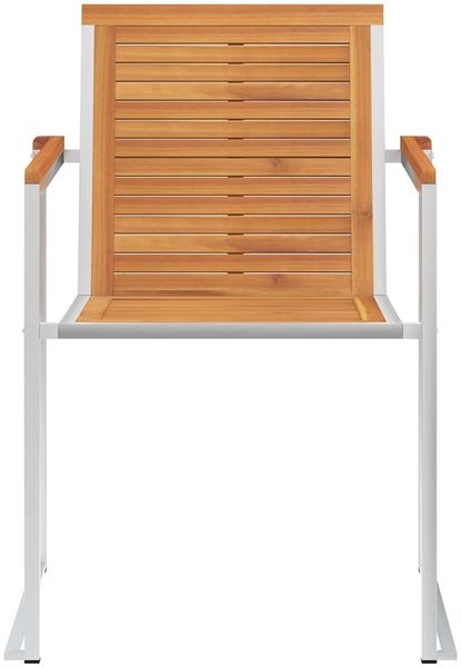 vidaXL Gartenstühle 8 Stk. mit Kissen Massivholz Akazie 3078529 Bild 5