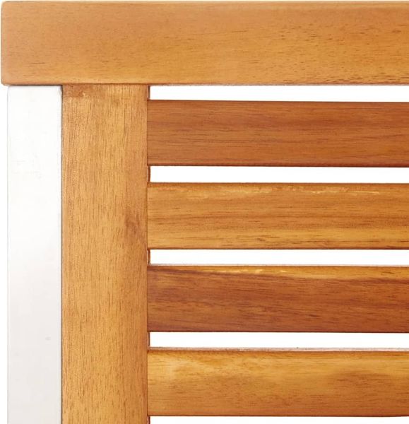 vidaXL Gartenstühle 8 Stk. mit Kissen Massivholz Akazie 3078529 Bild 8