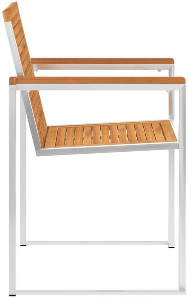 vidaXL Gartenstühle 8 Stk. mit Kissen Massivholz Akazie 3078529 Bild 6