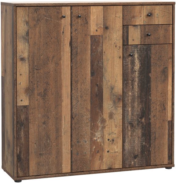 FORTE Tempra2 Kommode, Holzwerkstoff, Braun, 108,8 x 111,1 x 34,8 cm Bild 3