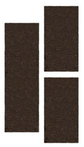 Carpettex Hochflor-Bettumrandung Unicolor - Einfarbig, Höhe 50 mm, (Bett-Set, 3-tlg, Bettvorlage), Schlafzimmer Teppich Bettumrandung Läufer Set 3 teilig Bild 6