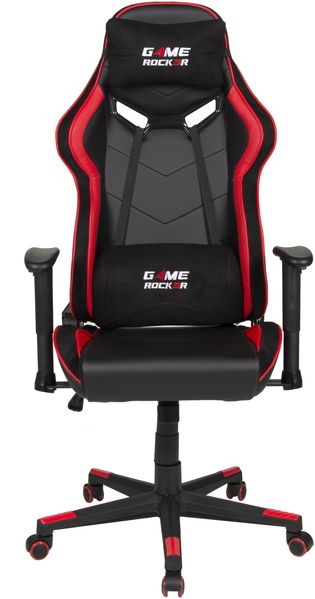 Gaming-Stuhl >Game-Rocker< in schwarz / rot - 66x128x66cm (BxHxT)