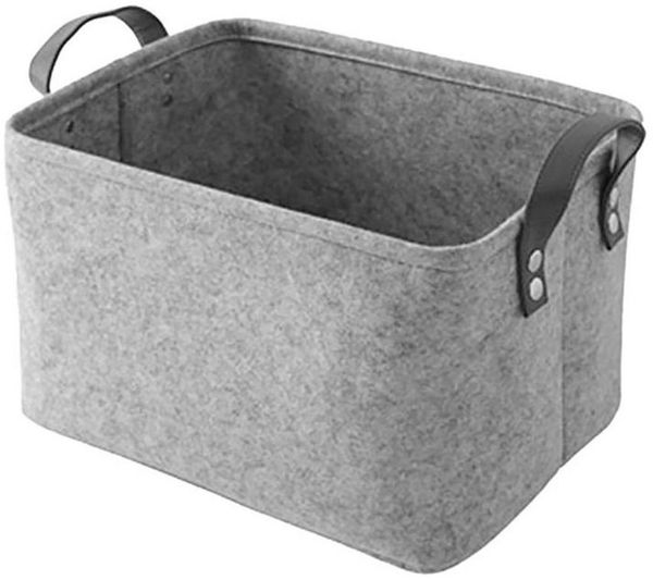 JOYOLEDER Dekokorb Aufbewahrungskorb Filzkörbchen mit Griffen (Filztasche Shopper Organizer, 1 St)