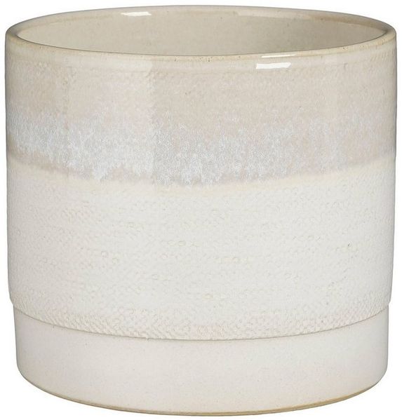 Mica Decorations Blumentopf Mica Decorations Olof Topf rund creme - h20xd22cm