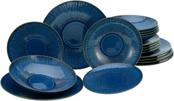 Sea Breeze Blau, Tellerset 18-tlg (mo)
