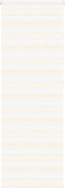 vidaXL Doppelrollo Marmorbeige 80x230 cm Stoffbreite 75,9 cm Polyester 4014699