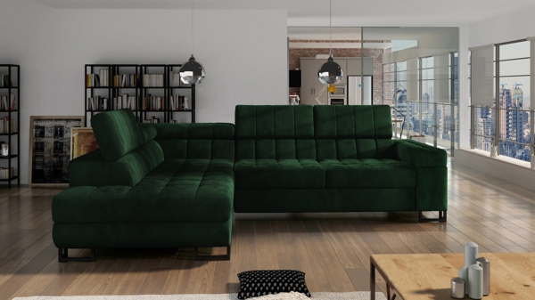 Ecksofa Laris, Seite: Links, Farbe: Fresh 13