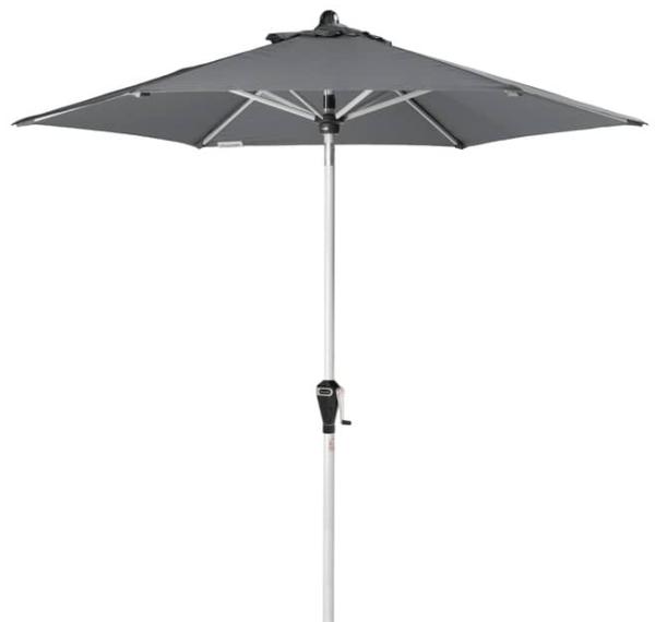 Doppler 'Active Auto Tilt 210' Sonnenschirm mit Höhenverstellung, Anthrazit, Ø 210 cm
