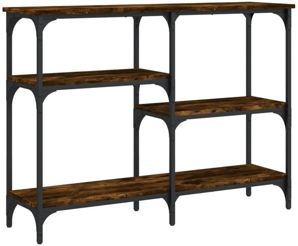 Konsolentisch, Beistelltisch, Konsole Räuchereiche 102x29x75 cm Holzwerkstoff