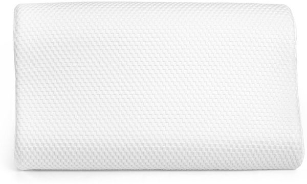 Sitheim-Europe Nackenstützkissen MEMORY-FOAM-KONTURKISSEN WEISS, Füllung: Memory Foam, Bezug: Baumwolle, Bauchschläfer, seitenschläfer, rückenschläfer