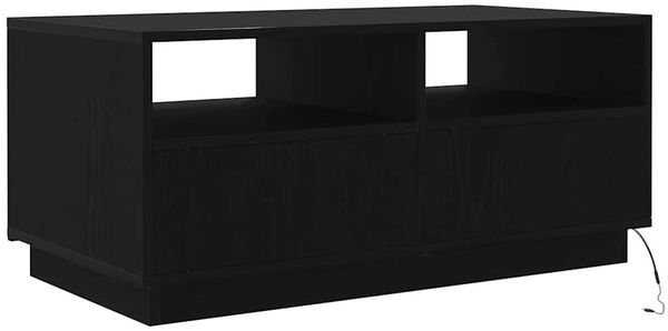 vidaXL Couchtisch mit LED-Leuchten Schwarz Eichen-Optik 90x49x40 cm 862254 Bild 8