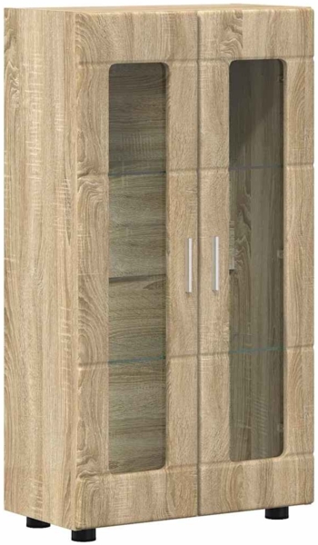 vidaXL Sideboard mit Tür Sonoma-Eiche 55,5 x 29 x 103 cm Holzwerkstoff 880253