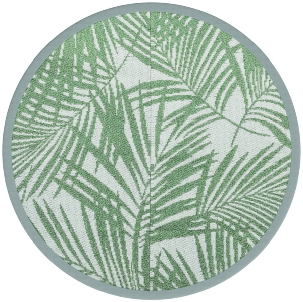 vidaXL Outdoor-Teppich ARAKIL Grün Ø200 cm PP 368512