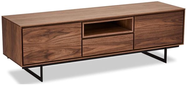 TV-Board Otoya Walnuss - 160 cm mit Soft-Close, offenem Fach & Stauraum