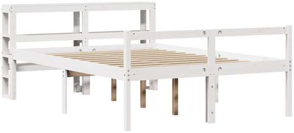 vidaXL Seniorenbett mit Kopfteil ohne Matratze Weiß 120x200 cm 3305864 Bild 3