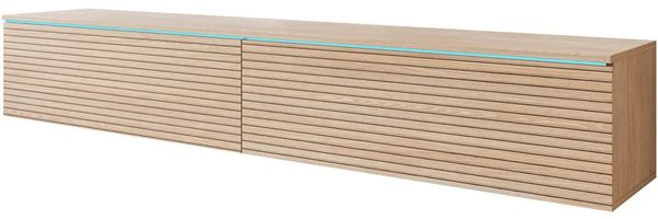 INOSIGN Lowboard LOWBOARD VERA, wahlweise mit oder ohne Beleuchtung, Modernes griffloses TV-Board, 180 cm TV-Schrank, stehend und hängend