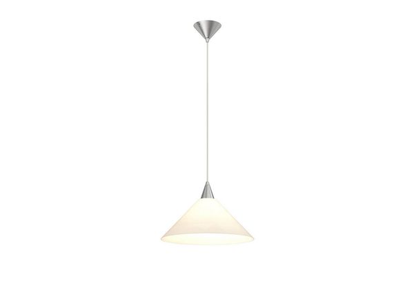 Lindby Hängeleuchte Petra, Glas Weiß IP20, 1 x 60 W