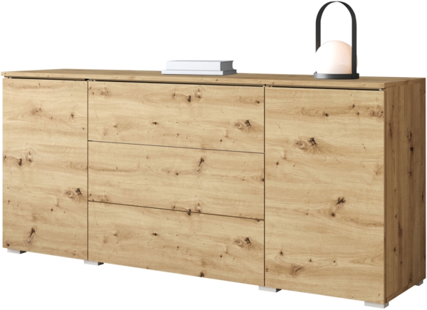 Kommode Doppo 150 (Farbe: Artisan Eiche, ohne Beleuchtung)