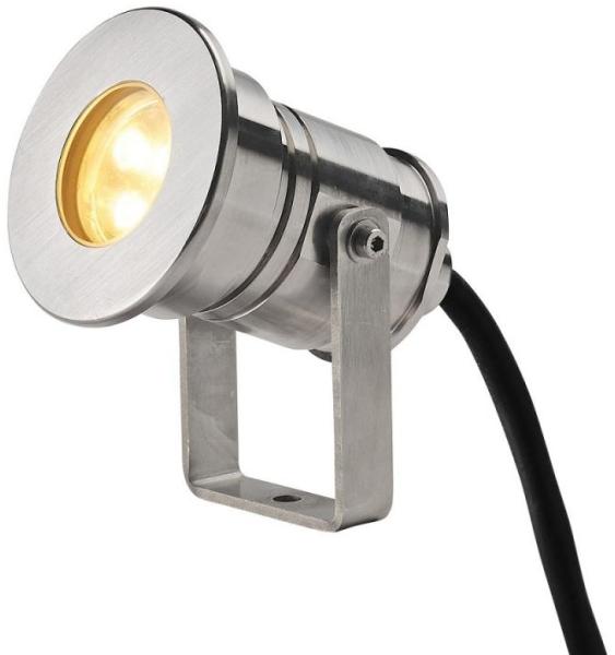 SLV DASAR PROJEKTOR Outdoor Strahler, LED, 3000K, IP68, edelstahl 316 - Strahler (Outdoor)