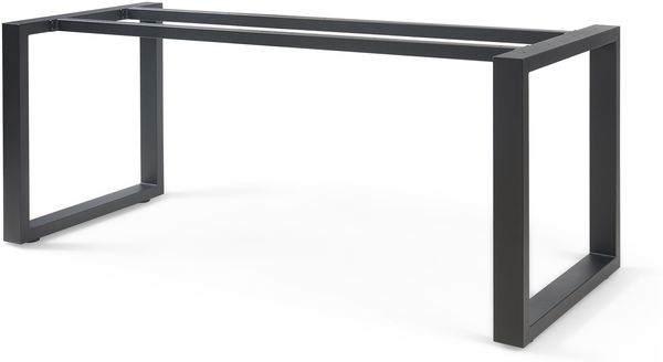 Tischgestell Vestmalu Stahl 120x70x72 cm Schwarz [en. casa]