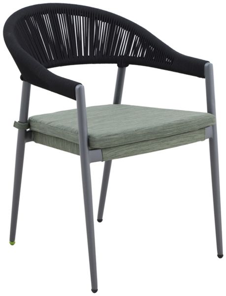 2er Set Camarillo Gartensessel grau
