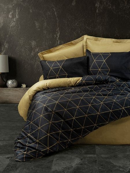 L'Essentiel Maison Bettwäsche Set Veta, 100% Baumwolle Ranforce, 3 teilig, Bettbezug + Kissenbezug Mit dem OEKO-TEX STANDARD