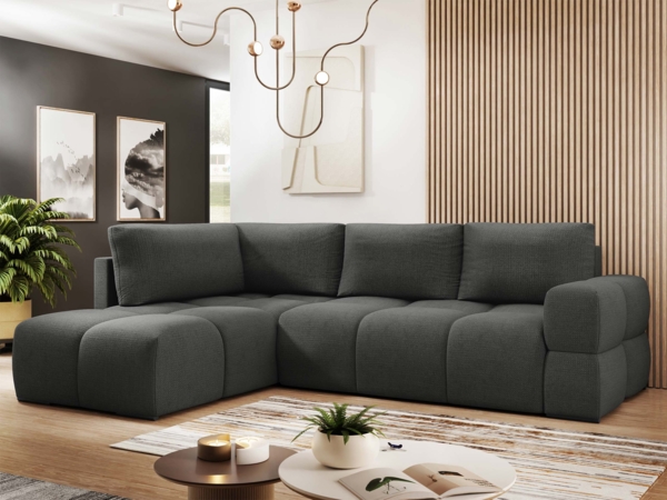 Ecksofa Tawini (Farbe: Artico Anthracite)