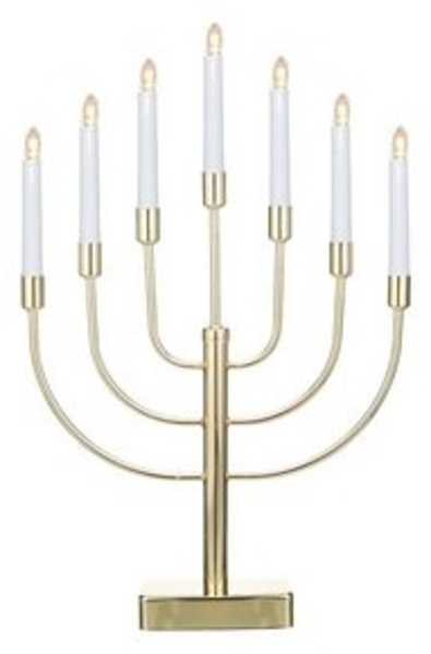 Seasonals LED Fensterleuchter 1076 LED-Metalleuchter "Anywhere" Gold / Messing Bild 4