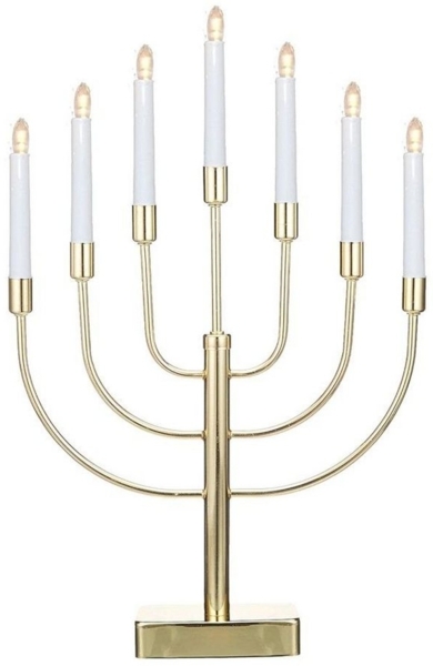 Seasonals LED Fensterleuchter 1076 LED-Metalleuchter "Anywhere" Gold / Messing Bild 3