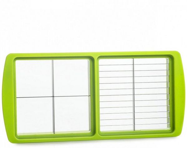 Genius Gemüsemesser Nicer Dicer smart Messereinsatz 5x30 & 30x30 mm, kiwigrün, Die ideale Ergänzung zum Nicer Dicer smart