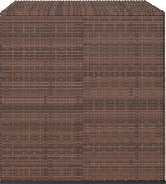 vidaXL Garten-Kissenbox PE Rattan 100x97,5x104 cm Braun 317227 Bild 3