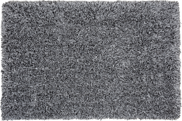 Teppich schwarz-weiß 200 x 300 cm Shaggy CIDE