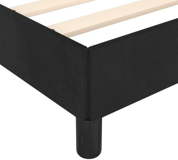 vidaXL Bettgestell ohne Matratze Schwarz 120x200 cm Samt 347314 Bild 7