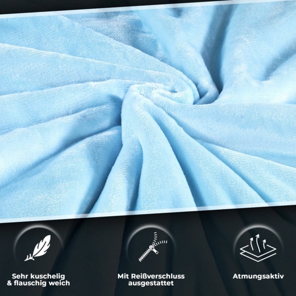 Malika Bettwäsche 135x200 + 80x80 cm Cashmere Touch Bettwäsche, atmungsaktiv, Mikrofaser, 2 teilig, Für Allergiker geeignet, pflegeleicht, angenehm weicher Stoff Bild 2