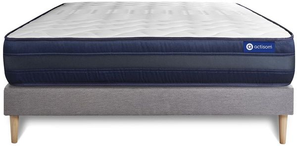 Actimemo tech matratze 160x190 cm + Bettgestell mit lattenrost - Dicke : 24cm - Memory-schaum - H5 Bild 3