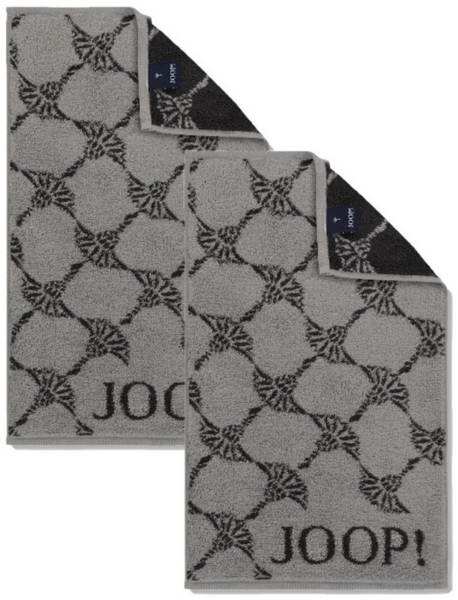 2 Stück Joop! Gästetuch Cornflower 1721-77 platin 30x50