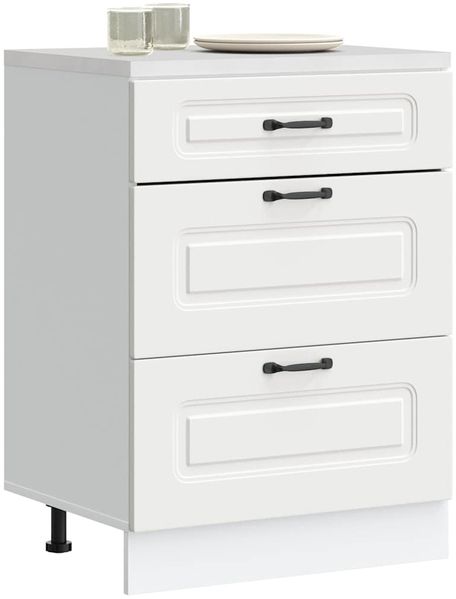 vidaXL Küchenunterschrank Kalmar Weiß Holzwerkstoff 854279