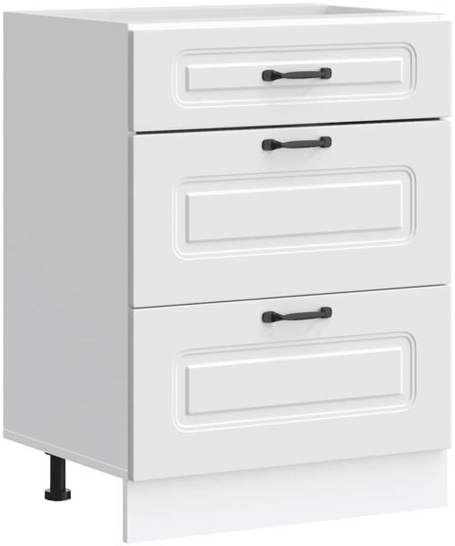 vidaXL Küchenunterschrank Kalmar Weiß Holzwerkstoff 854279