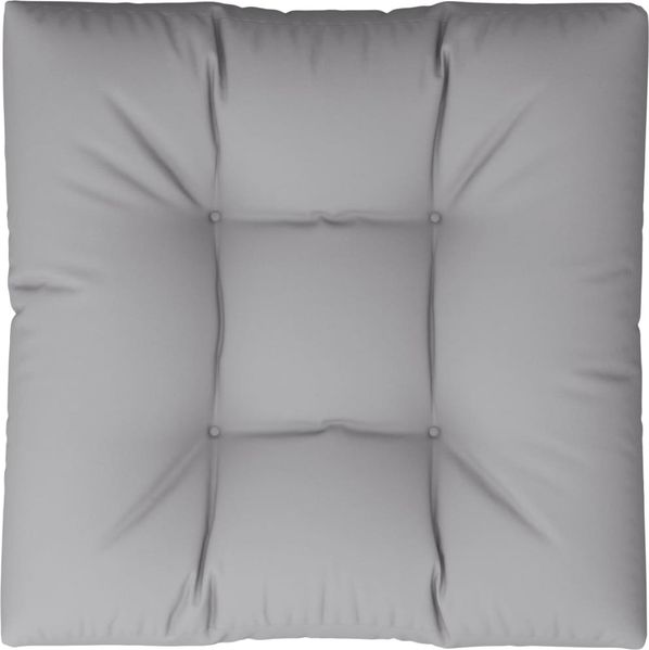 vidaXL Palettenkissen Grau 80x80x12 cm Stoff 360492 Bild 6