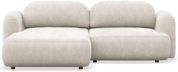 Selsey Tvoya Ecksofa mit Schlaffunktion, Ottomane links, Creme-Chenille Bild 6
