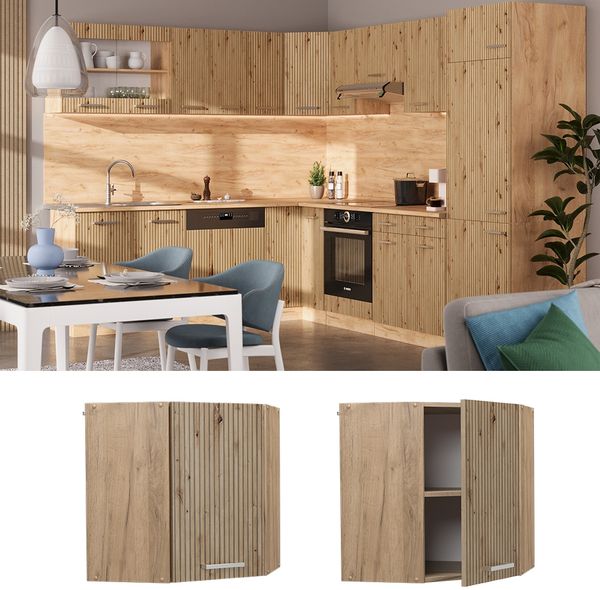 Eckhängeschrank R-Line Artisan-Eiche 57 cm Vicco Bild 2