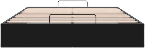 vidaXL Ottoman Bettgestell Schwarz 152 x 203 cm Samt 3403076 Bild 7