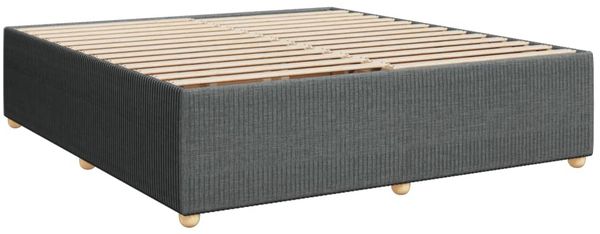 vidaXL Boxspringbett mit Matratze Dunkelgrau 180x200 cm Stoff 3294443 Bild 10