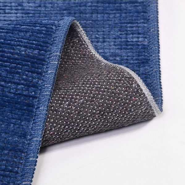 Klassischer Polyesterteppich 100 x 200 cm Polyester Blau 88778437 [en. casa]