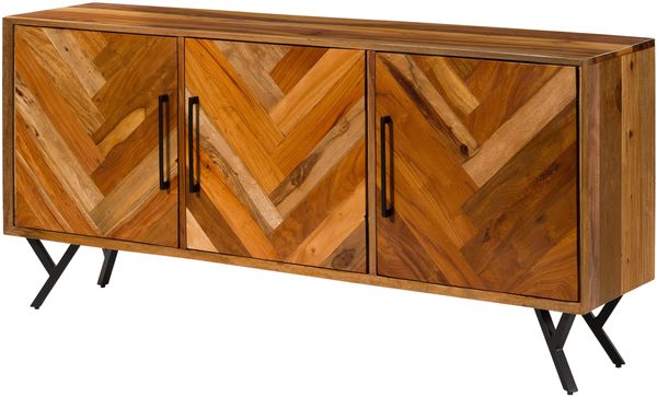 Sideboard Altholz 180x40x81 natur lackiert AVIGNON #135